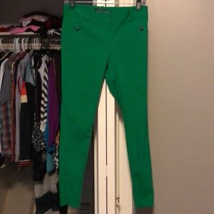 The Limited Green ankle skinny